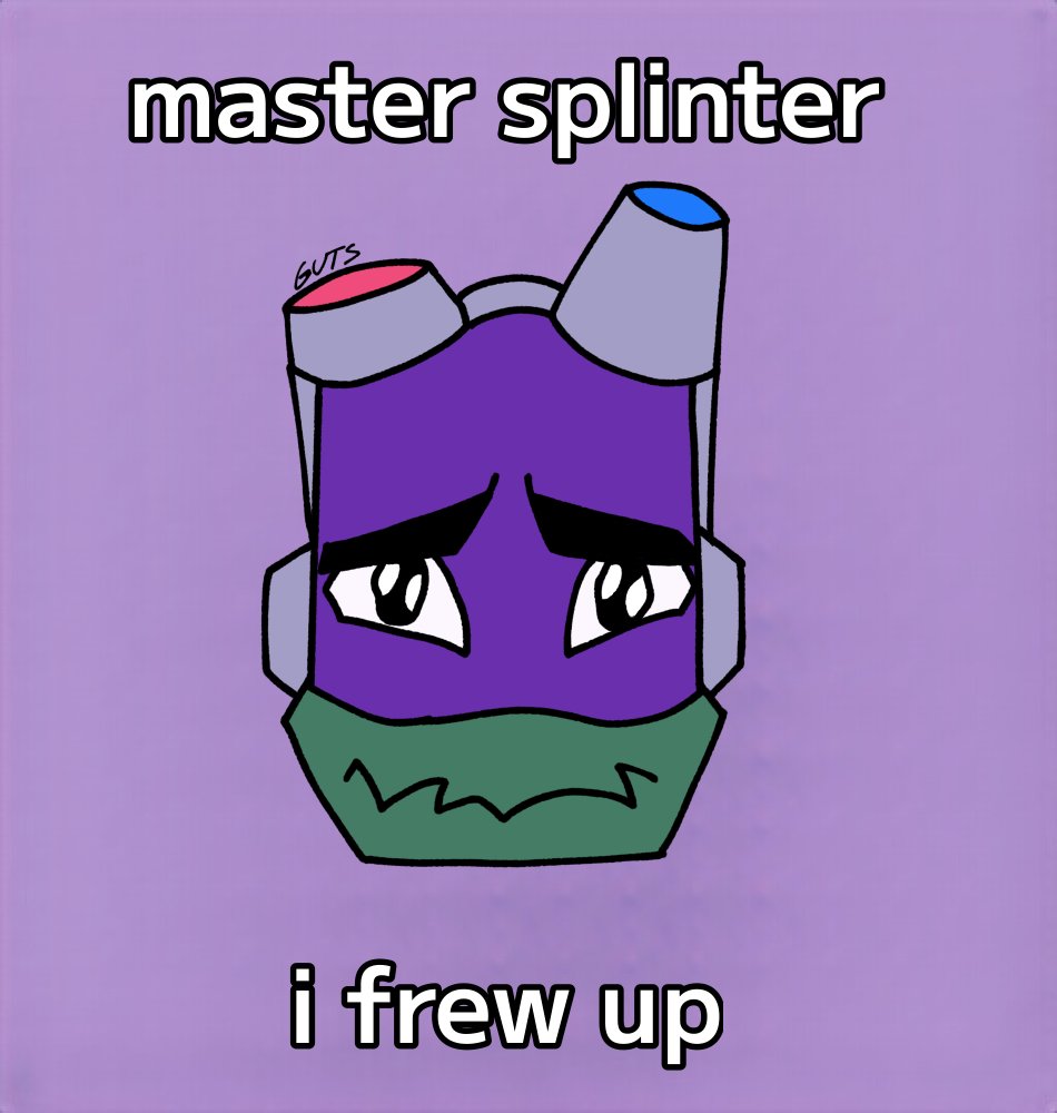 ELLIGUTS's tweet photo. 200 followers art part 3!!
_______________________________
master splinter i frew up🥺
#200followers #myart #myartwork #digitalart #ibisPaintX #ibispaint #fanart #digitalfanart #rottmnt #rottmntdonnie #rottmntfanart #donniefanart #rottmntdonniefanart #drawnmeme #thanksfor200 https://t.co/YRp9fRARjR