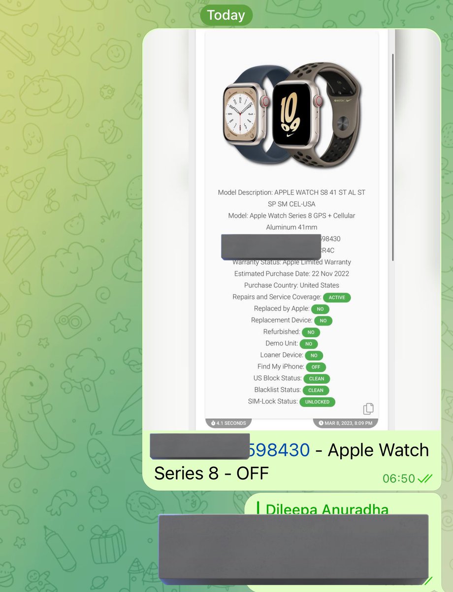 MobiliZeLK's tweet photo. iCIoud Locked Apple Watch S8 sold by ; COSTCO WHOLESALE , USA πΊπΈ has been successfully
U N L O C K E D βοΈ
#CleanSlow #MobiliZeLK https://t.co/yRKdOEpQdD