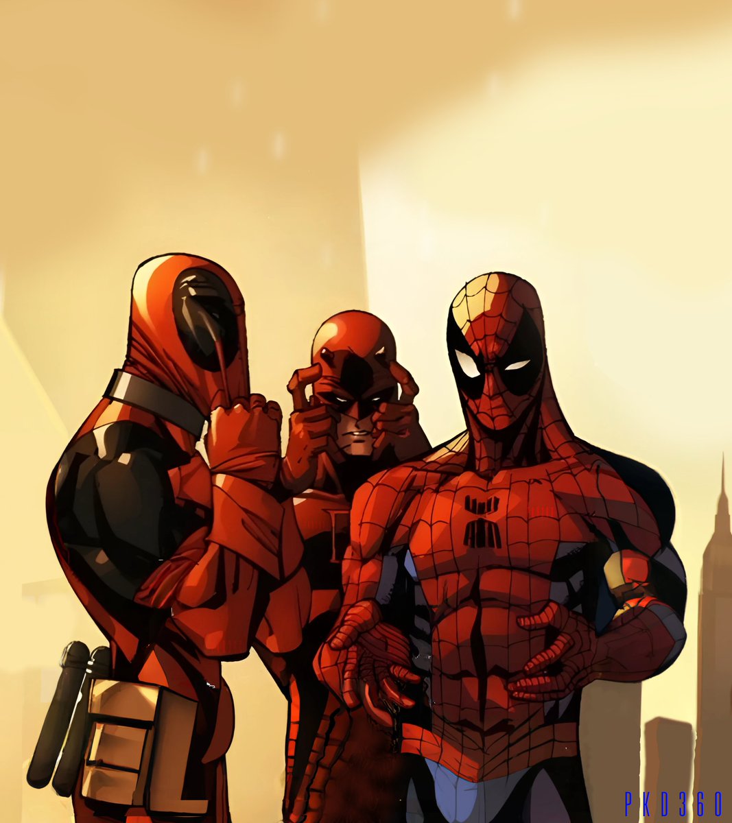 Parag360Keshar's tweet image. Team RRR #RedRedRed❤️
Spider-Man Daredevil Deadpool 
is there any possibility to see them together ?
[Comic Book+Ai+Photoshop+#PKD360]

#SpiderMan #Deadpool #Daredevil 
#SpiderMan4 #Deadpool3 #Daredevil #DaredevilBornAgain 
#RRR  #MCU #MarvelStudios #salaar #Jawan #Adipurush