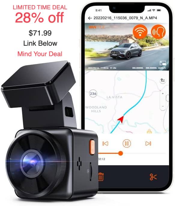 khurpench_mzn's tweet photo. $71.99 (28% off, Limited Time) on Vantrue E1 Lite 1080P WiFi Mini Dash Cam with GPS and Speed
Deal Link (affiliate)- https://t.co/WLroKKdycx
#amazondeal #deal #sale #car #carlover #carsafety #antitheft #gps #cardashcam #camera #dashboardcamera #tech #gadget #follow #usa https://t.co/hSHruVcnXz
