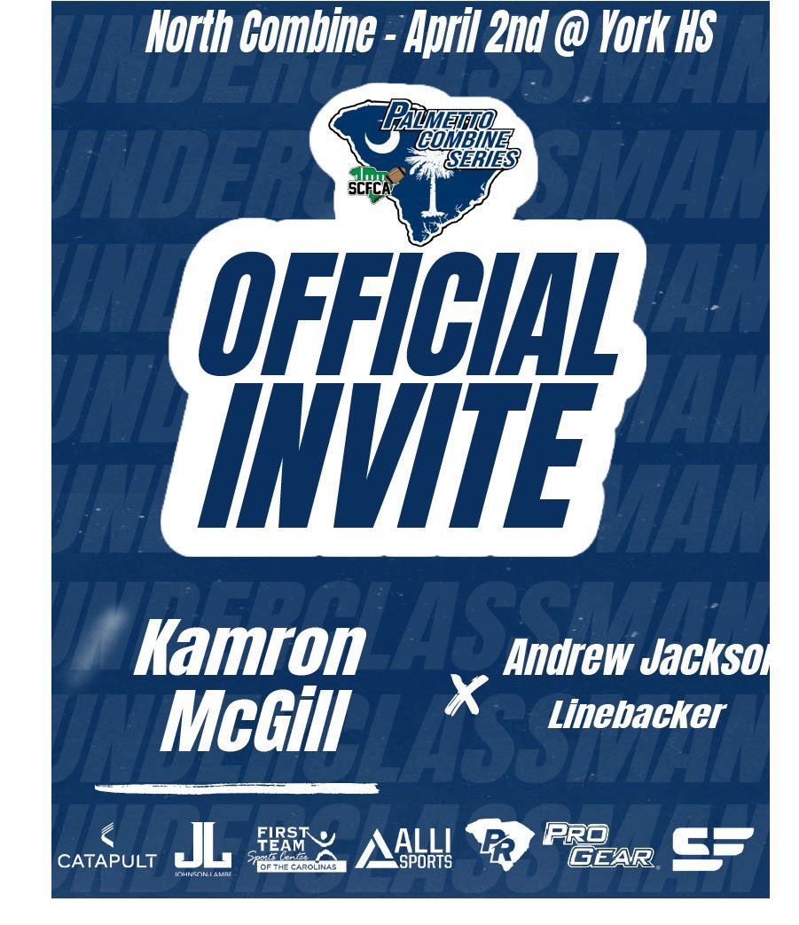 Darrian Henderson (@coach_hendo12) on Twitter photo Big Shout Out to @Palmetto_Series for inviting out <a href="/AJ_VolsFootball/">AJ Volunteers Football</a> underclassmen OL:<a href="/Tavaruskelly/">Tavarus</a> LB/H-Back:<a href="/Grahamedwards45/">Graham Edwards</a> WR:<a href="/JykeviusJohnson/">Jykevius Johnson</a> and LB: Kam McGill to come compete!! #BeTheBest Big Shout Out to @Palmetto_Series for inviting out <a href="/AJ_VolsFootball/">AJ Volunteers Football</a> underclassmen OL:<a href="/Tavaruskelly/">Tavarus</a> LB/H-Back:<a href="/Grahamedwards45/">Graham Edwards</a> WR:<a href="/JykeviusJohnson/">Jykevius Johnson</a> and LB: Kam McGill to come compete!! #BeTheBest