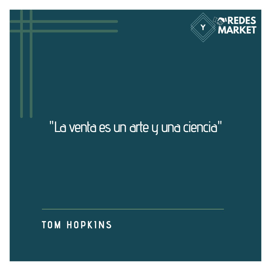 escribo_si's tweet image. &quot;La venta es un arte y una ciencia&quot; - Tom Hopkins.
#vendermás #vendermejor #venderconexito #ventasenredes