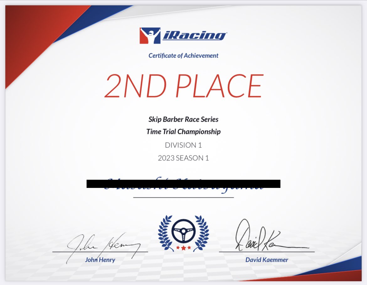 katsu2725's tweet image. #Skippy 2023s1
21レース出走し、960Pts.で、Overall 63位。今シーズンは1000に届かず…

TTの方は、Overall、Div.1で2位、
しかし参加者少ない💦

SR もiRもほぼ変わらず、
4.99 / 4241 で終了…