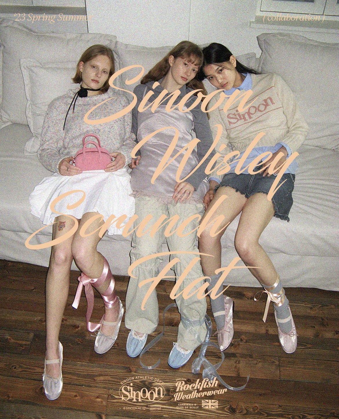 【sinoon×rockfish】本日発送！WISLEYSCRUNCH FLAT sinoon×rockfish】本日発送！WISLEYSCRUNCH FLAT（Qoo10