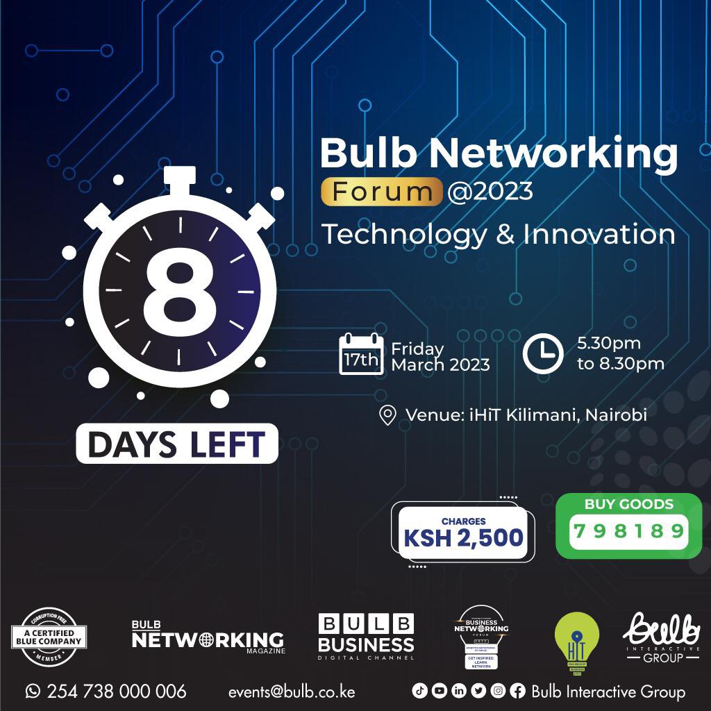 bulbinteractive's tweet photo. Increase your income by finding new markets.
Register to attend
#BulbTech #BulbNetworks https://t.co/Oa1rqKDHC6