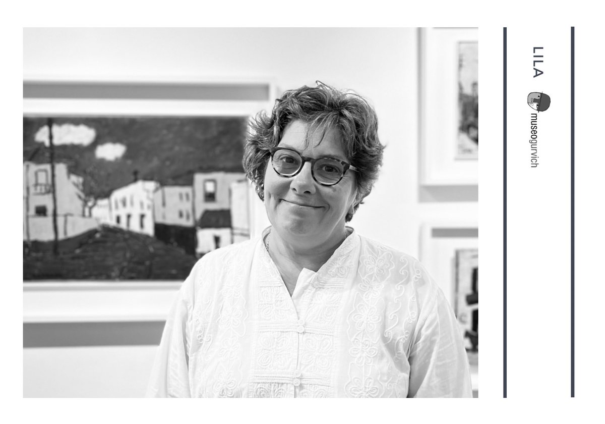 LILA.

*¿En qué área del museo trabajás? Administración

*¿Cuál es tu obra favorita de Gurvich? El abrazo del Cerro

*¿Cómo es ser trabajadora de la cultura? Es un compromiso que asumo con la alegria de compartirlo con un gran grupo de personas.