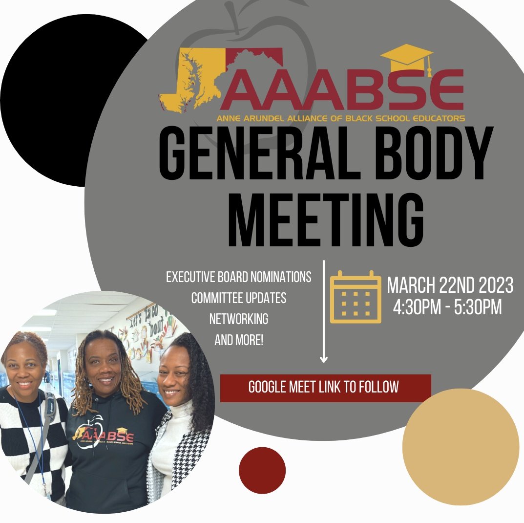 Anne Arundel Alliance of Black School Educators tweet media