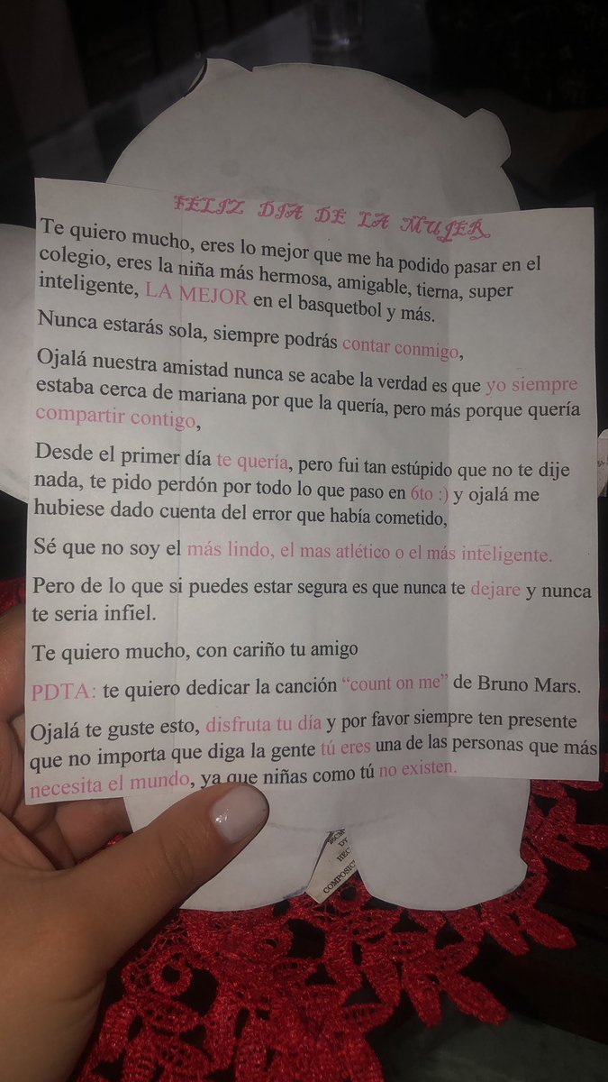 DhodaniDaniela's tweet photo. Una de mis hermanas tiene un enamorado, quiero que alguien me escriba cartas así de lindas jajaja ☹️ https://t.co/LIbZEIgILr