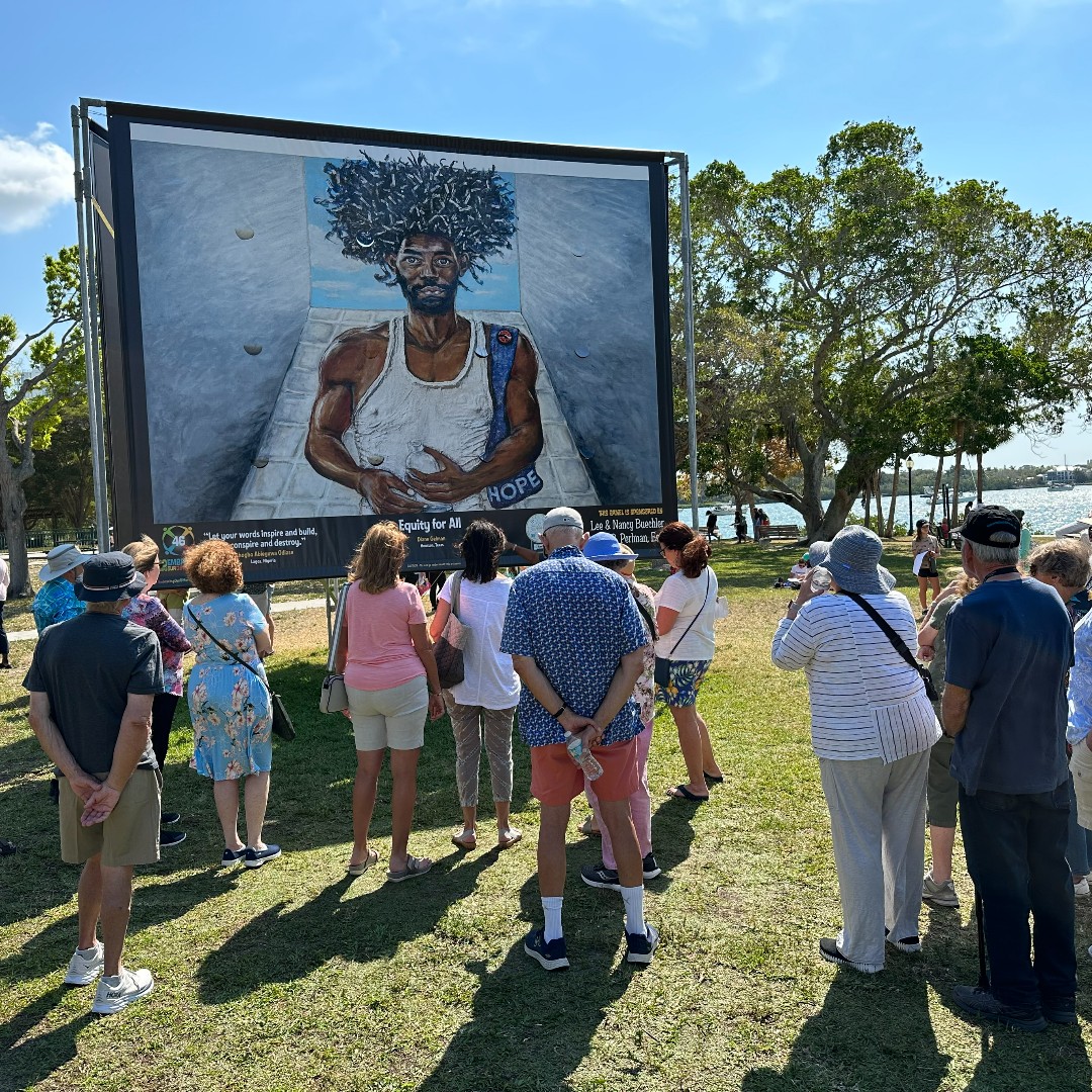 If you are hoping to see the exhibit in Sarasota at Bayfront Park, it will be on display through this weekend before heading to North Port's Butler Park where it will be on display from March 22 - April 19!

#embracingourdifferences #embracingkindness #sarasota #florida