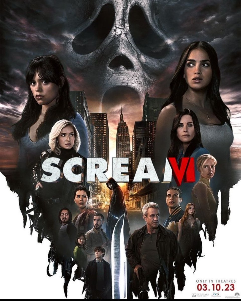 ScotBot76's tweet image. Amazing, brutal, and suspenseful.
Immensely enjoyed #ScreamVI from beginning to end. Go see it ASAP 😱