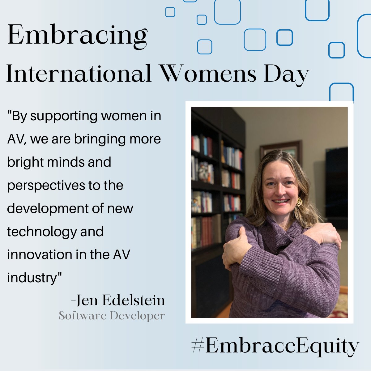 As #InternationalWomensDay2023 comes to a close, let's commit to continuing the discussions we had today throughout the entire year! Let's support #WomeninAV for the betterment of the industry! #avtweeps #EmbraceEquity #IWD2023