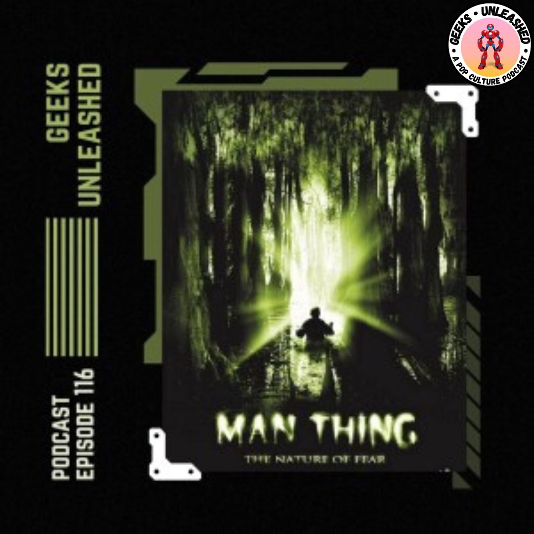 GeeksUnleashed's tweet image. ***NEW EPISODE*** 

Episode 116 of the #GeeksUnleashed #Podcast is now available. Where we are continuing to work through comic book related movies - tune into your favourite platform where we may have now found a movie worse than Spawn - tune in to hear our thoughts on Man-Thing