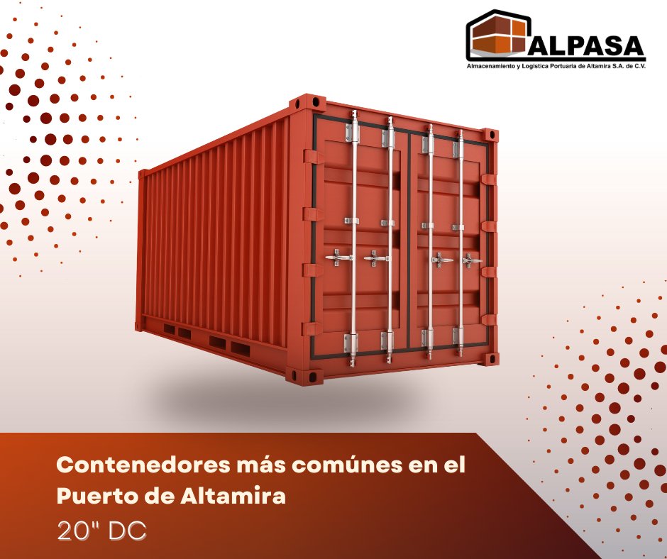 AlpasaOficial's tweet photo. Contenedor DRY VAN llamados también de carga seca, o contenedores de uso general. Los encontramos en dos tamaños de 20 y 40.
¿Sabías que éstos pueden ser apilados hasta ocho alturas?
#alpasamx #LogisticaConEntrega #PuertoAltamira #contenedores #containers #logistics #logistica https://t.co/eN2ouZkISb