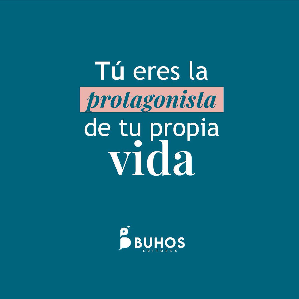 BuhosEdiLtda's tweet photo. MUJER ✨ Eres la escritora, la protagonista y la heroína de tu propia vida. Continúa siendo valiente, hermosa y triunfadora hoy y todos los días ✨ Recuerda siempre tu valor, reafirma tus valores y defiende tus derechos, tienes grandes capacidades que te hacen única y grandiosa https://t.co/tvYzdpJiZp