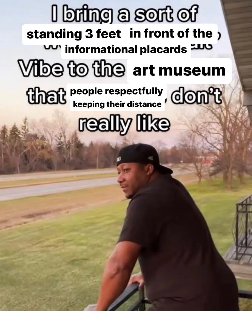 everyone at the art institute on the day I decide to go: