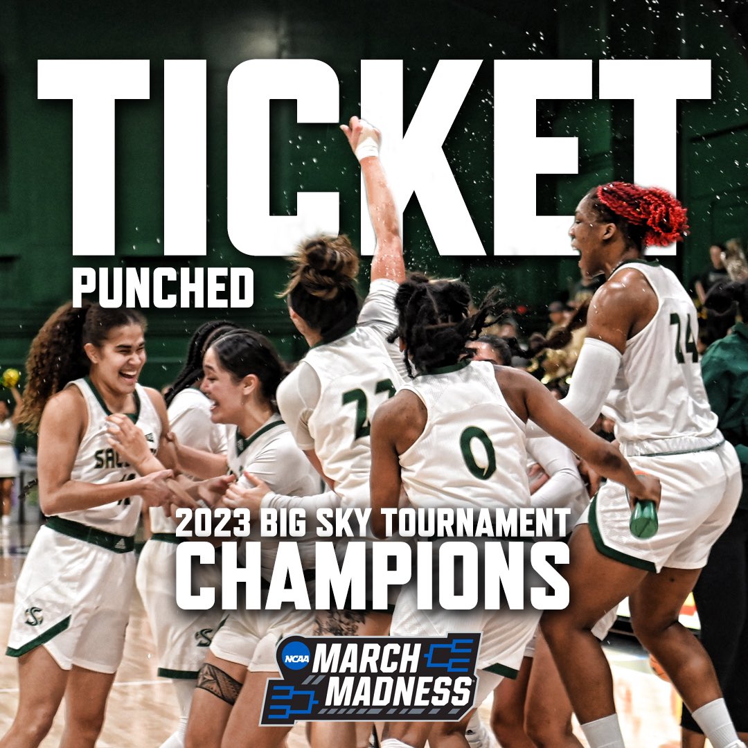 SacStateWBB's tweet image. BIG SKY TOURNAMENT CHAMPIONSHIP
FINAL

#3 SAC STATE - 76
#1 NORTHERN ARIZONA - 63

#GoHornets  🐝  #StingersUp