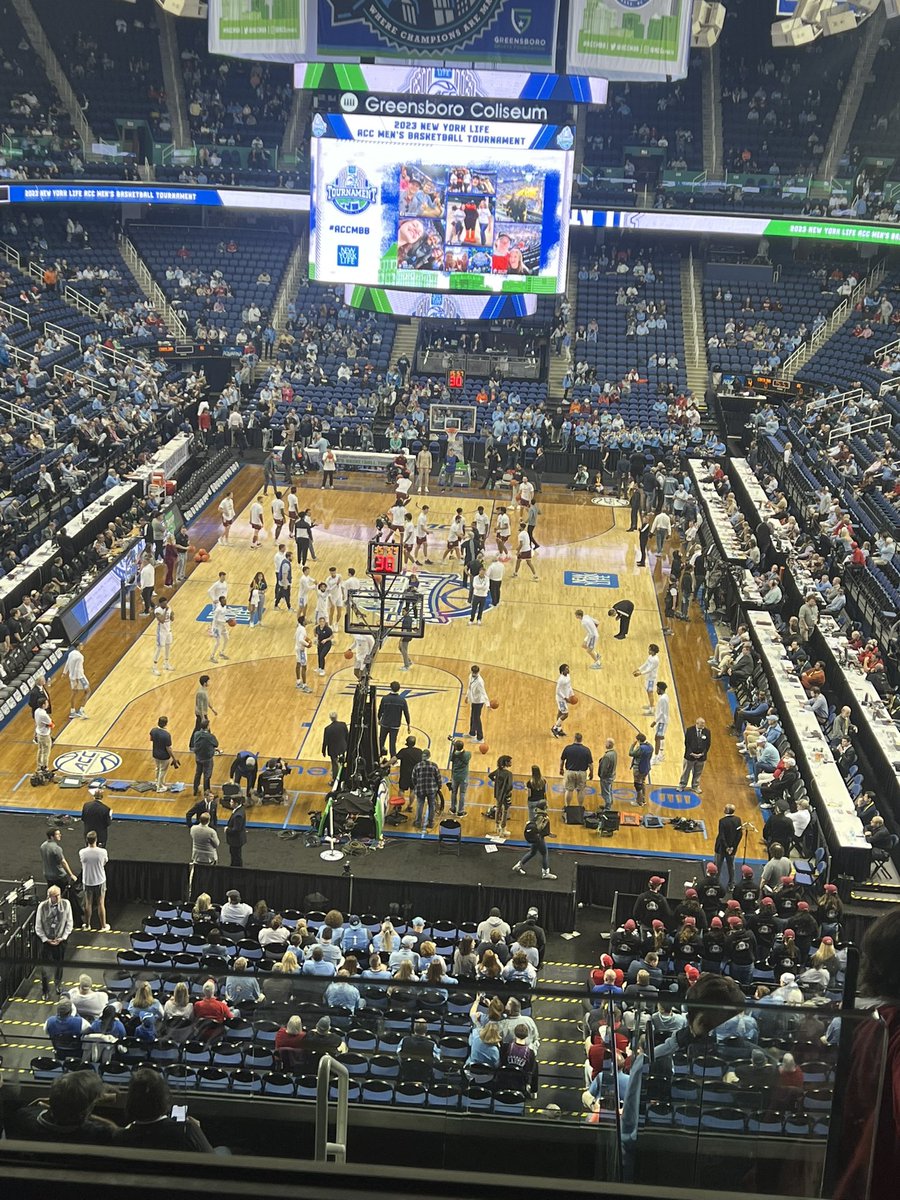 Bubbasbadco's tweet photo. When you can’t be in KC for the best Tourney in the Country but are in NC you go to the second best one!   ACC #GoFrogs https://t.co/px9yYOfU5h