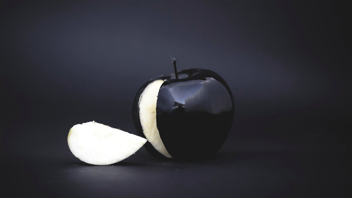 Vulpes_No9's tweet photo. 이게 티벳 지역의 Nyingchi에서만 나는 "Black Diamond" apple 이라고...이 사과는 3,500미터의 고원에서 재배되는데, 심한 일교차와 많은 자외선 노출등으로 인해 이런 색깔이 나타난다...나무가 다 자라는데 8년이나 걸리고 수확 가능한 기간이 1년에 2개월 밖에 되지 않아 무척 고가의 사과라는... https://t.co/7pdjEJ13oY