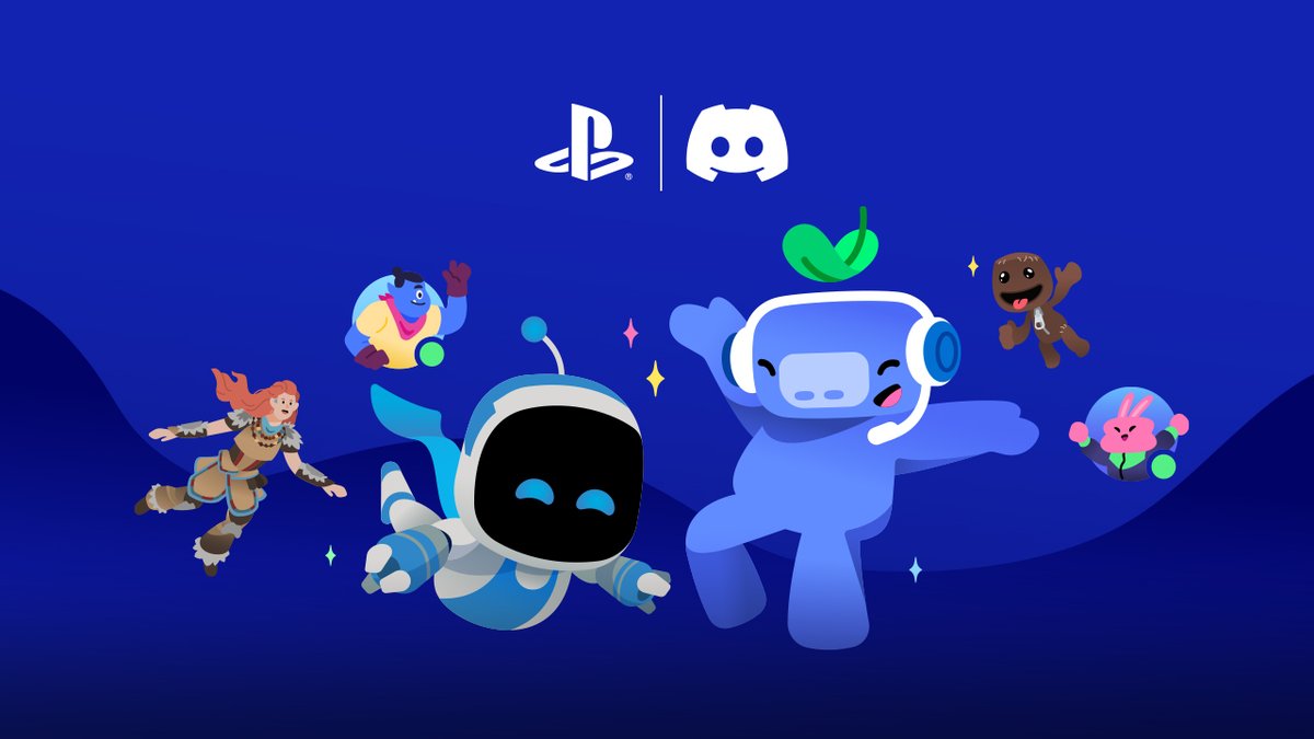PlayStation's tweet image. PlayStation + @Discord = 💙🎧💜

Learn more about using Discord voice chat on PS5: play.st/3ZtZKfc