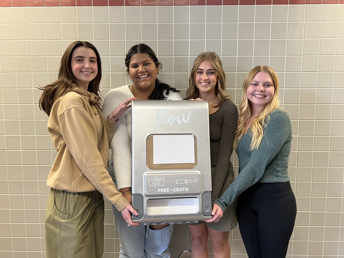 Celebrating these incredible young women.  They worked to provide free menstrual products to Palisade HS female students!

In partnership with St. Mary’s, four free period supply dispensaries will be installed at the school.

Bravo!

<a href="/district51/">District</a> #internationalwomensday