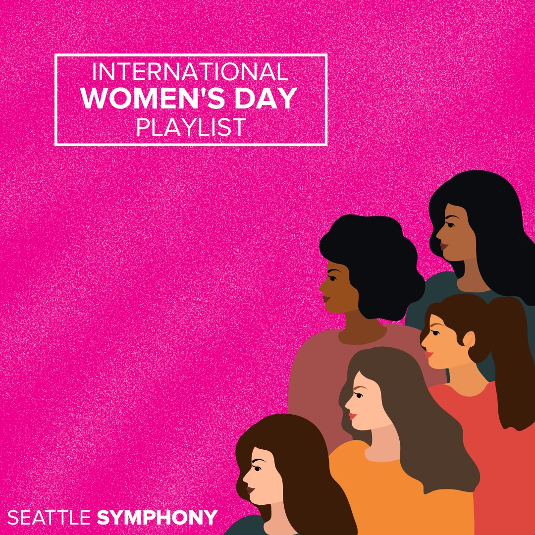 In tribute to trailblazers and contemporary visionaries women of classical music, the Seattle Symphony celebrates International Women’s Month with this specially curated playlist by our very own Creative Projects Coordinator, Anna James. Listen & learn now bit.ly/3L9CtLf