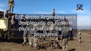 El gobierno envía militares a Rosario con el argumento falaz de que van a colaborar con la urbanización de barrios; como si fuera buen lugar hoy para mandar militares. Bullrich y Berni les marcan las políticas: por derecha march!
Escucharon decir algo a Cristina y la Cámpora?