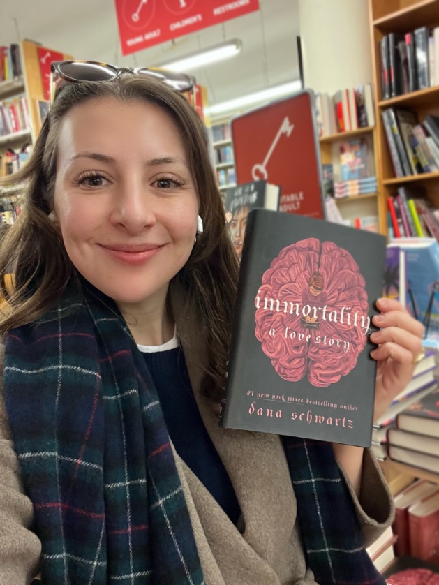 DanaSchwartzzz's tweet photo. IMMORTALITY: A LOVE STORY is the #1 New York Times bestseller and I am so excited and thrilled and honored and beyond grateful to everyone who has joined Hazel and me on this journey. https://t.co/V7i14jPOK8