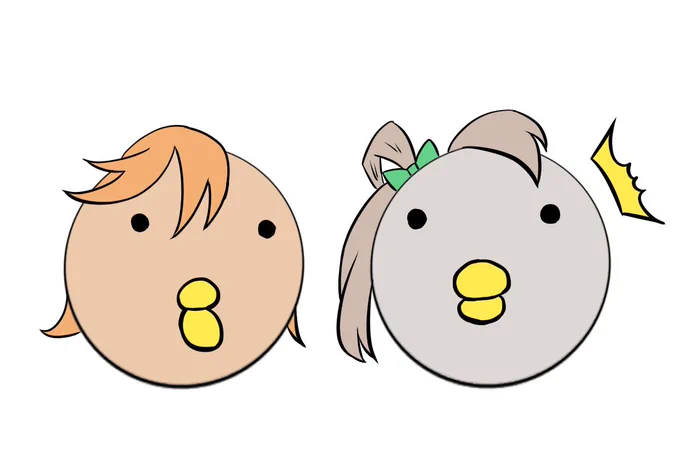 #作画カロリーの低い作品を上げようぜ チュンチュンなんだぜぇ