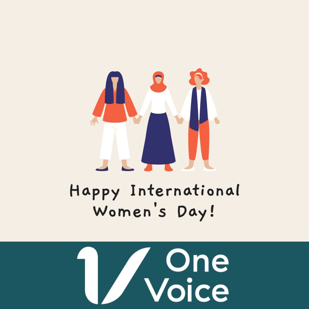 OneVoice's tweet image. We remain forever inspired by the incredible Israeli and Palestinian women we get to work with all year. This #InternationalWomensDay , and every day, we celebrate the inspiring changemakers across the world working towards a just, fair, and secure future for everyone.
