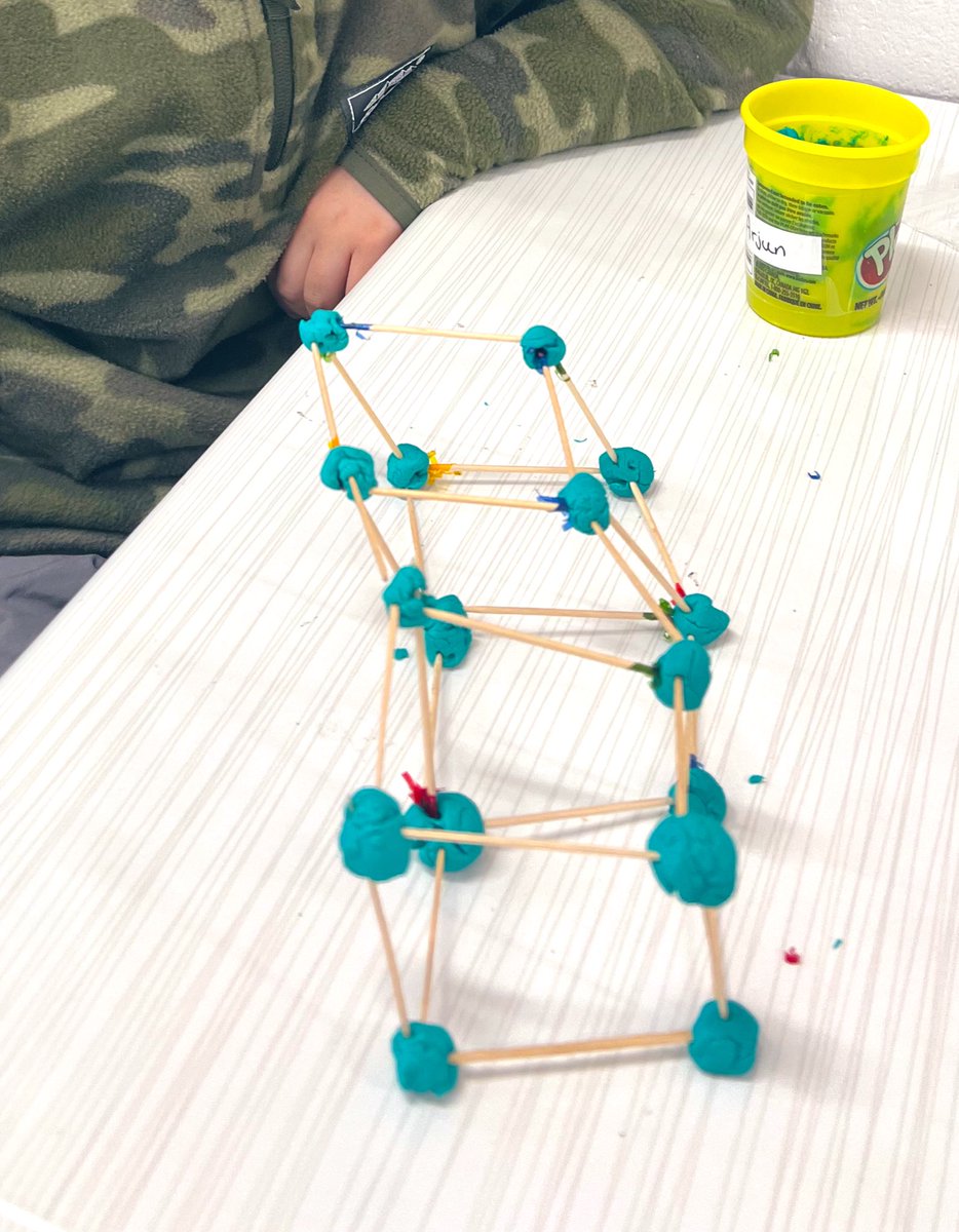 Grade 1s <a href="/RSP_HDSB/">Rattlesnake Point Public School</a> were excited to apply their knowledge of 3D shapes in a STEM based activity. 🧠 So wonderful to see them representing their learning in a hands-on way 👍🏻