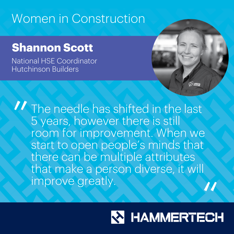 As we continue to celebrate WIC Week, Shannon Scott, National HSE Coordinator at Hutchinson Builders truly believes in and embodies the positive impact a diverse and inclusive brings to construction.

Read more here: hubs.ly/Q01Fbr8p0

#WICWeek #werisetogether #25by25
