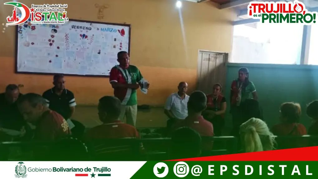 epsdistal's tweet photo. Junto a la estructura de la #GMASS Trujillo sostuvimos un encuentro junto a los #CLAP de la parroquia Juan Ignacio Montilla del municipio Valera para informar sobre el proceso de distribución de los combos alimenticios .

#ChávezFeminista https://t.co/6OwwSPYj9T