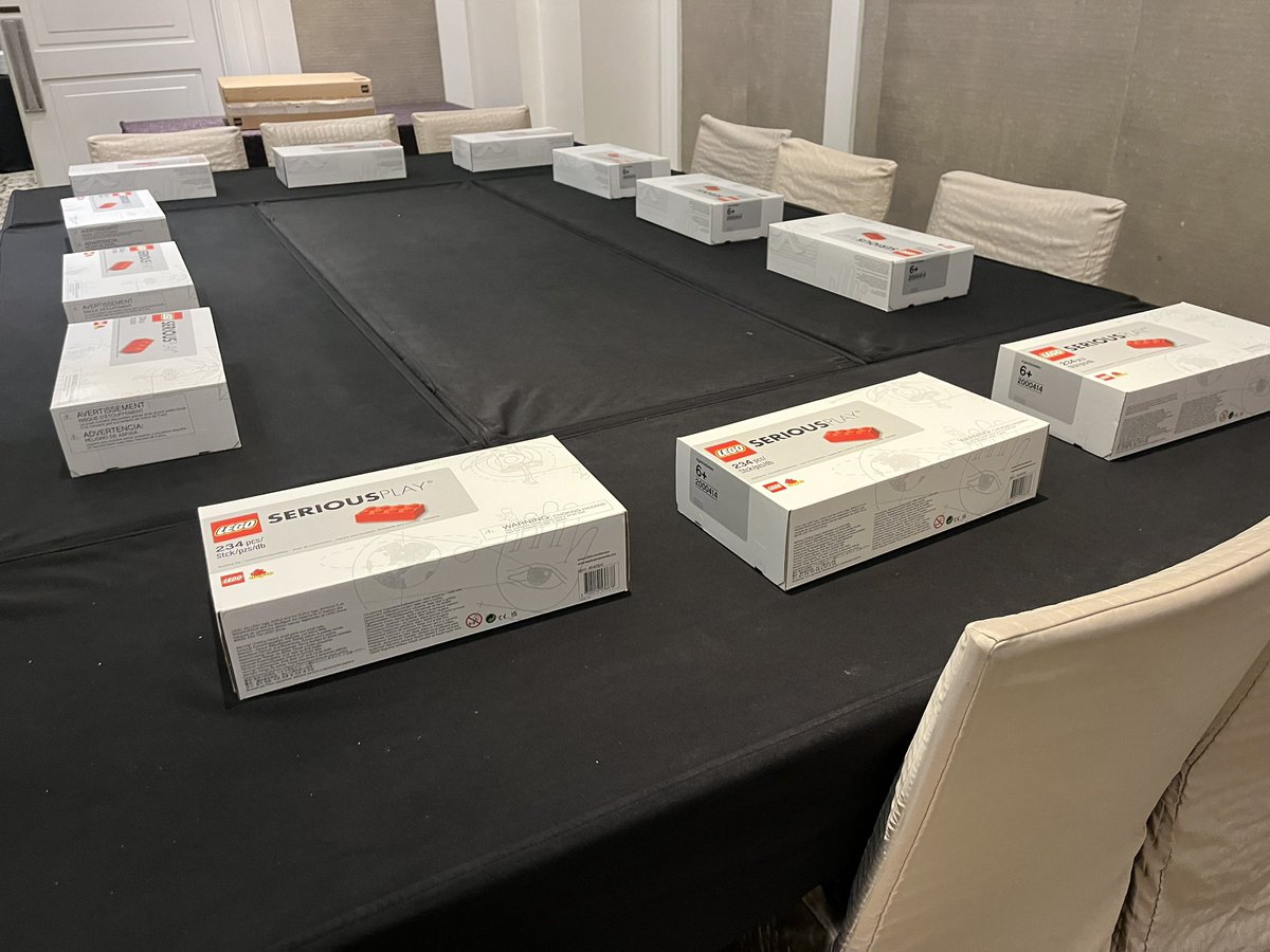 Ready to start facilitator training in Manila. #LEGOSERIOUSPLAY #playmatters #rewireleadership #rewireyourbrain #rewirestrategy #MeetingOfMinds