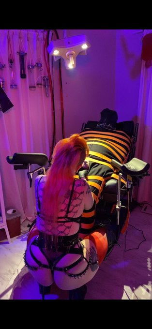 Last night I created a &ldquo;chastity cage&rdquo; corset of 28 needles &amp; 2 types of wire, cinching this slut&rsquo;s little