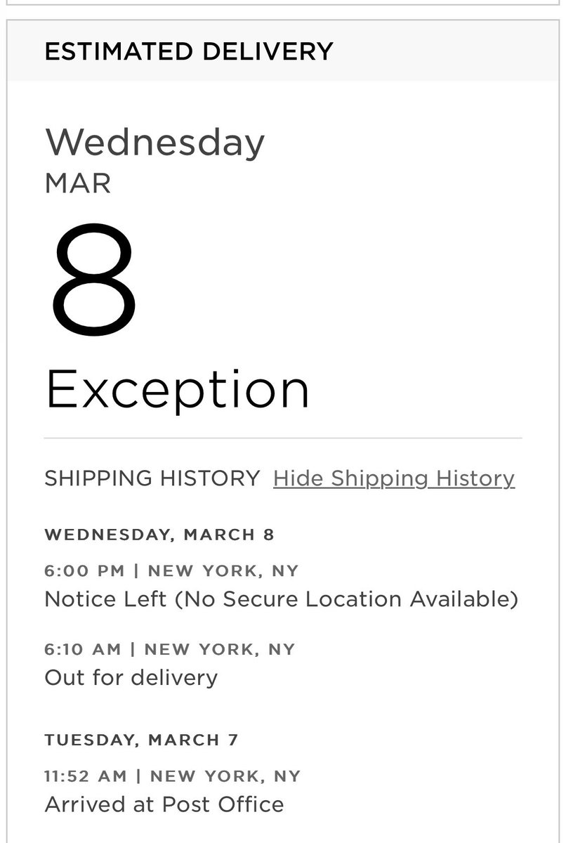 susankhoffman's tweet image. WTH @USPS ???  Your lazy carrier didn’t even try to deliver this. I’ve been home all day…. no one rang my buzzer… NO notice was left. I would venture to guess that your lazy carrier didn’t even come near my building today!!! #notthefirsttime #someonebetterdeliverthis @USPSHelp