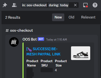 Start late again 🥲 Bot : @OOS_Bot Proxies : @Roundproxies @PookyyAIO @koch_vpn FNF : @BouyaFNF Setup by : @tielovefai