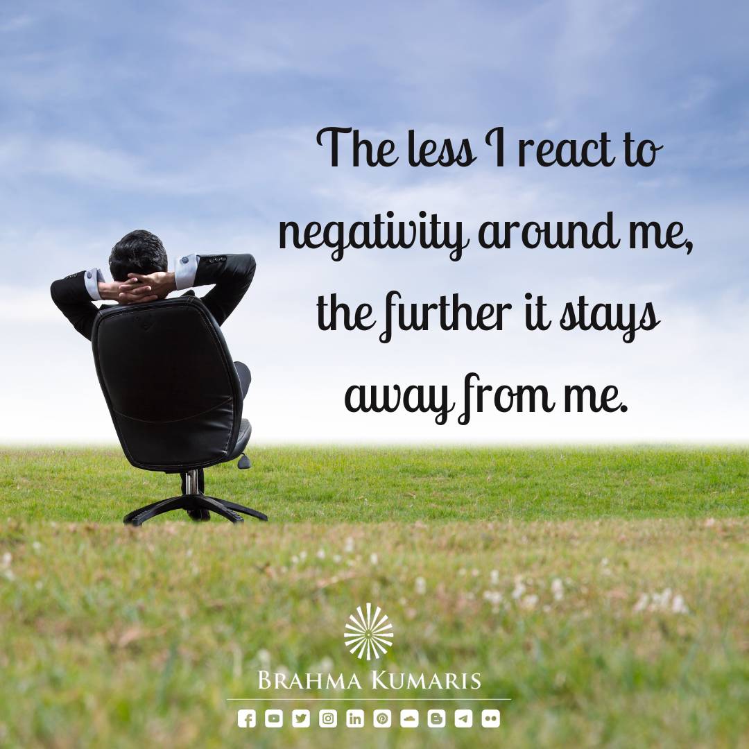 What we give attention to is what we invite in our life. Our judgement and reaction to anything happening around us energizes it more. Instead watching it pass will allow peace and love to grow within us. #brahmakumaris #detached #observe #meditation #peace #relax #thursdayquotes