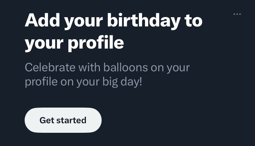 AndrewDStutzman's tweet photo. so @Twitter wants to give me digital balloons if I provide my birthday on my profile. How about they pay me for selling my data? that’s a birthday gift! #dataismoney https://t.co/cMBJryIV0N