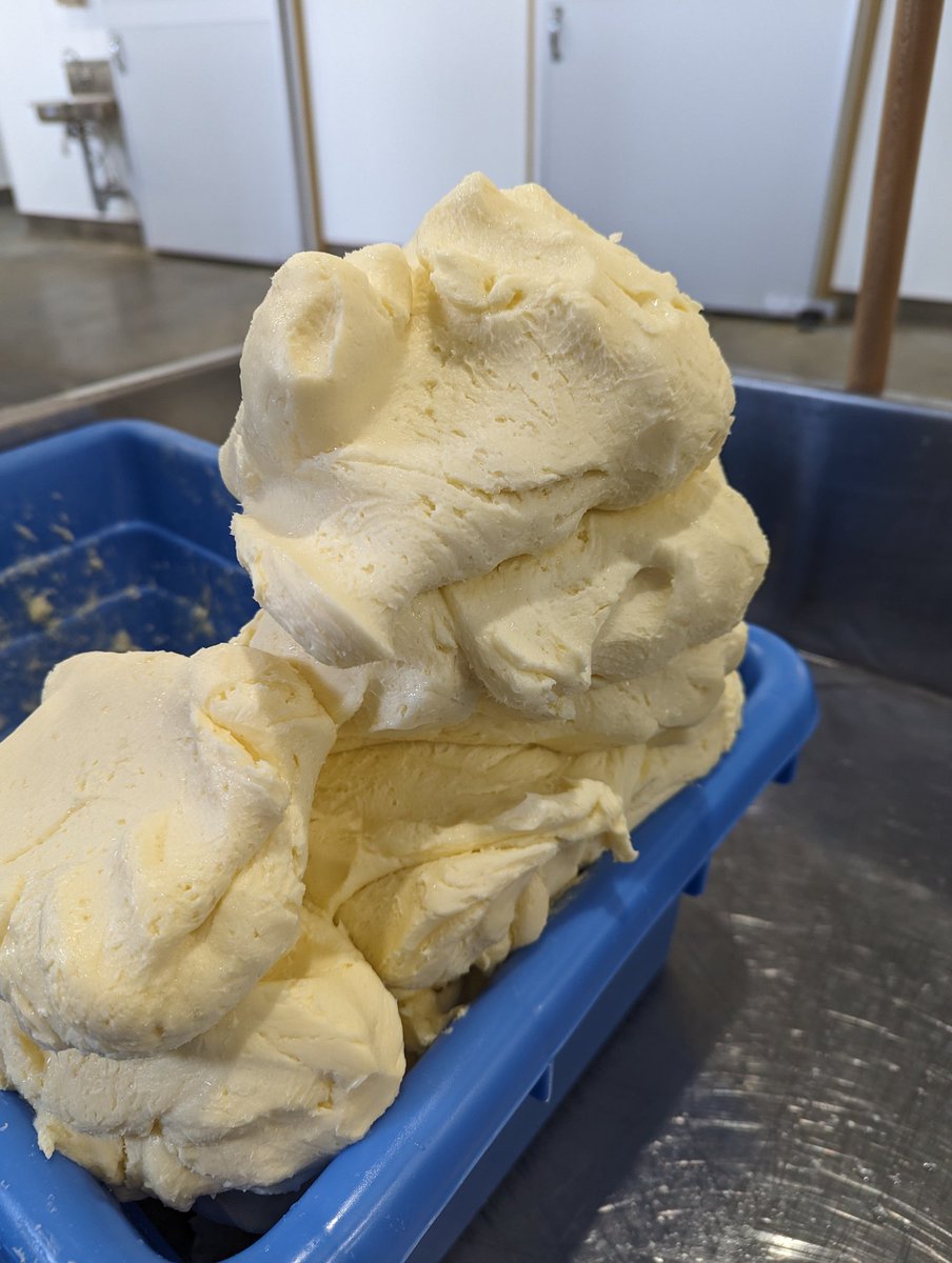 Today was a butter making day.  #LakesideFarmstead #yegfood #yegbutter
