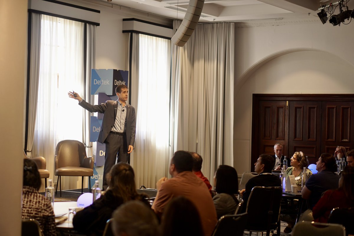 Deltek_Intl's tweet image. Fantastic talk from @BretTushaus on how through purposeful #innovation, @Deltek is driving greater efficiency and productivity for customers #PoweringProjectSuccess #Deltekprojectnationlive