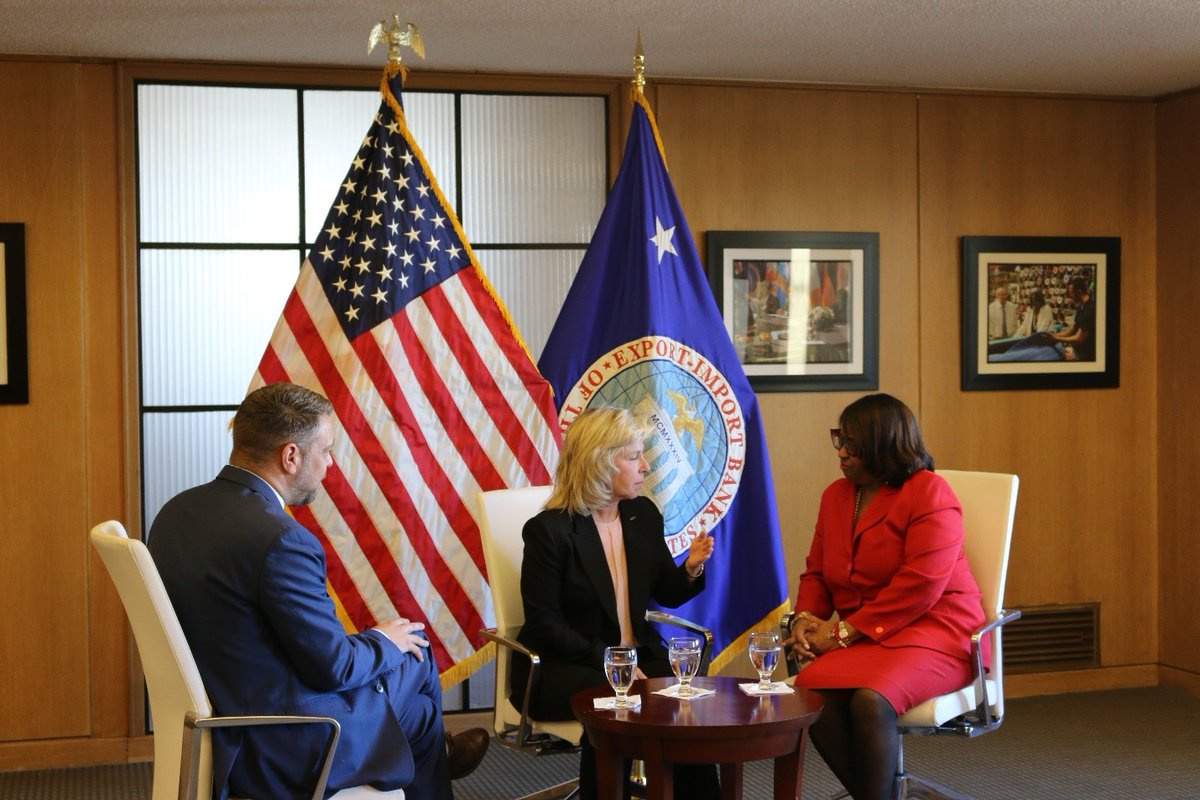 Honored to host Minister <a href="/M_Biron/">Martine Biron</a> on International Women’s Day. 

Great discussion on renewables, critical minerals, the role exporting can play in empowering female entrepreneurs, and ways <a href="/EximBankUS/">U.S. Export-Import Bank</a> can collaborate.