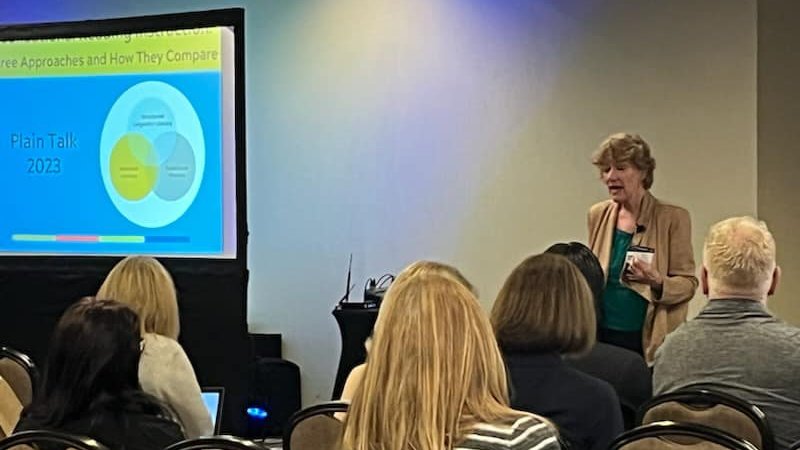 EBLIreads's tweet photo. Nora Chahbazi, founder of EBLI, presented today at the Plain Talk conference in New Orleans. She truly lives the EBLI mission of teaching the world to read!

#PlainTalkNOLA #StructuredLinguisticLiteracy #TeachTheWorldToRead https://t.co/7U0G8Yxpid