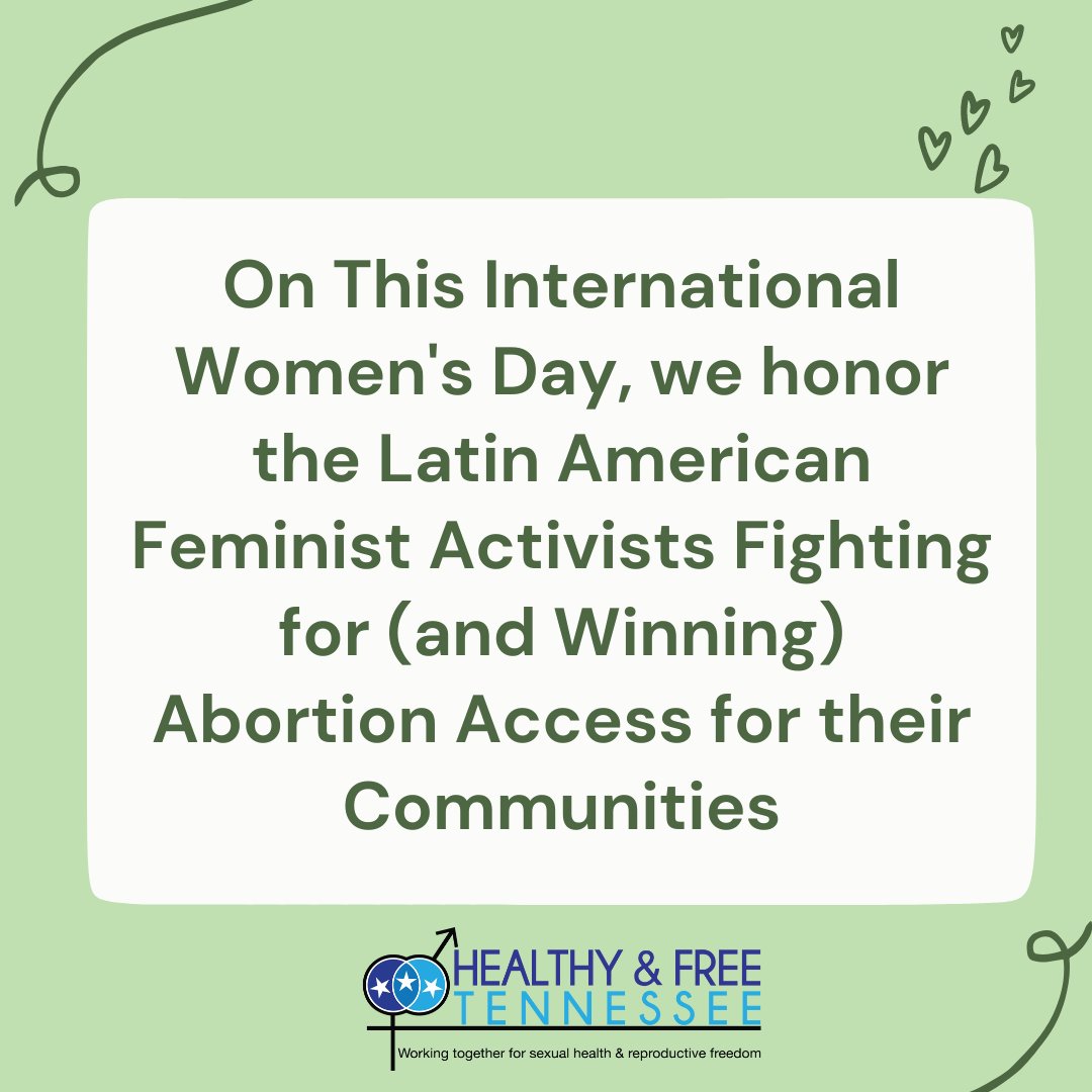 HealthyFreeTN's tweet photo. Happy International Women's Day! 💚 https://t.co/MBB2wHM3nE