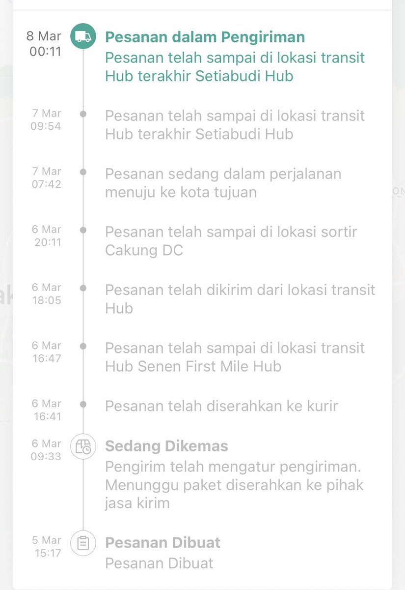 desiieee14's tweet photo. @ShopeeID @shopeekspress sumpah pengiriman expedisi Shopee lambat bgtbgtbgt, dri tgl 8 jam 00.11 sampai tgl 9 tdk ada pergerakan sama sekali !! https://t.co/PMLCYkonEw