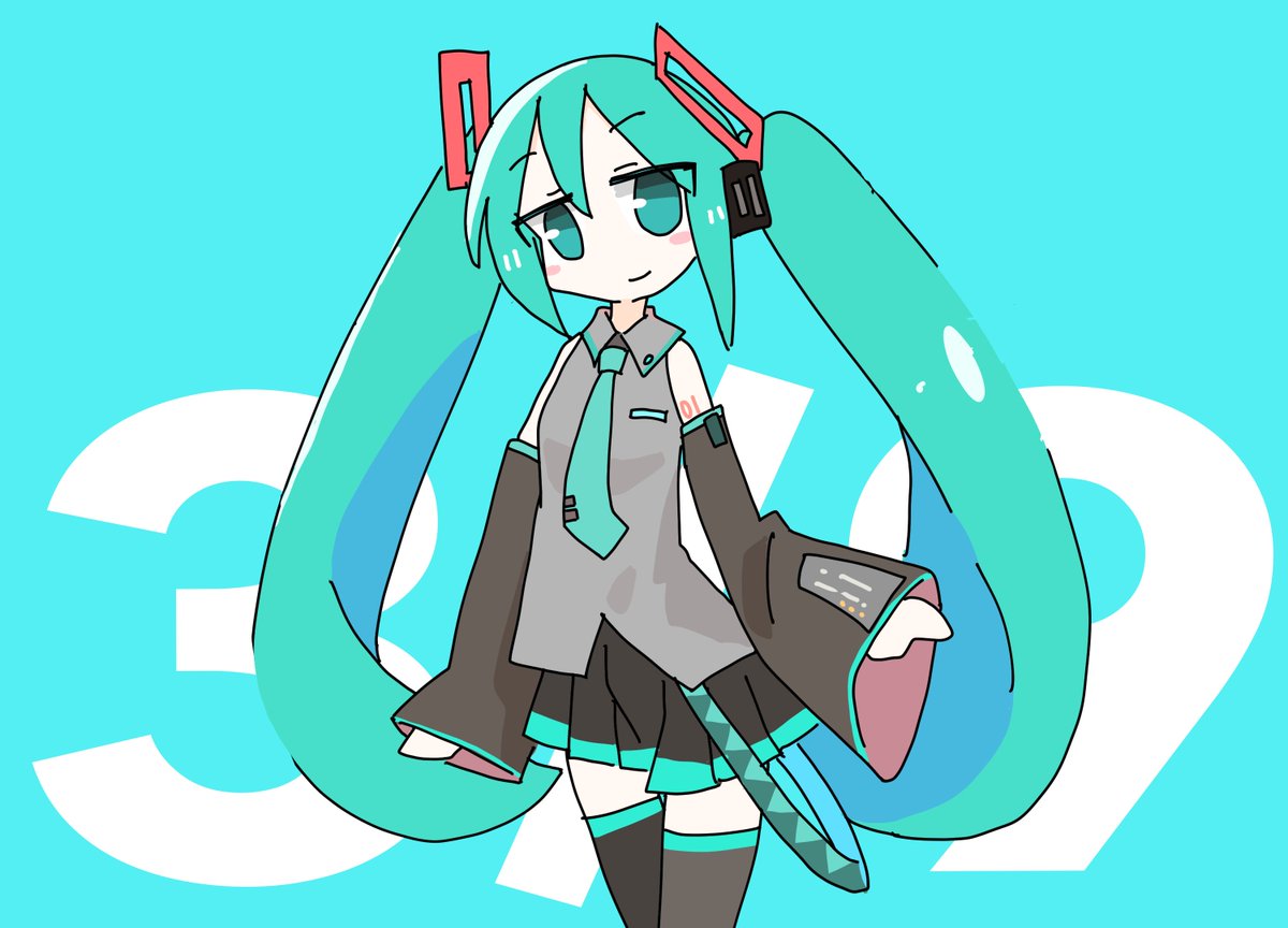 初音ミク 「ミクさん 」|けいろののイラスト