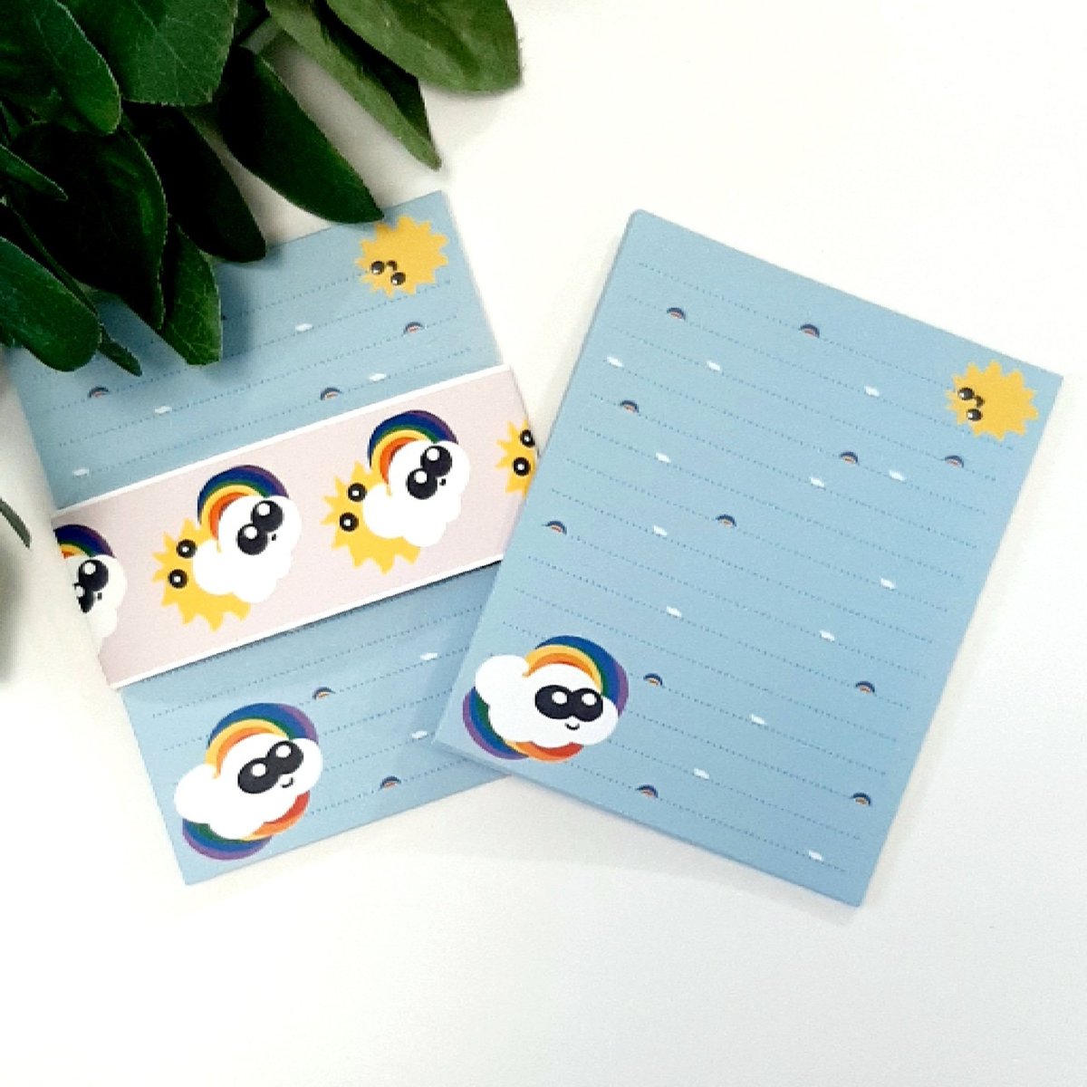 Fourdaywork's tweet image. Excited to share the latest addition to my #etsy shop: The cute sun, cloud and rainbow memo notepad etsy.me/3JnT0Kk #memonotepad #cutenotepad #stationery #todolist #penpal #write #letter #cloud #rainbow