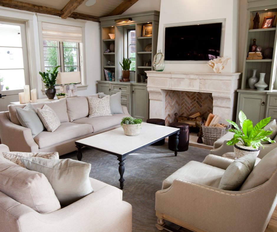 Neutrals Neutrals Neutrals 😍 

We love a calming, coastal living room!

#homedesign #luxurydesign #coastaldesign