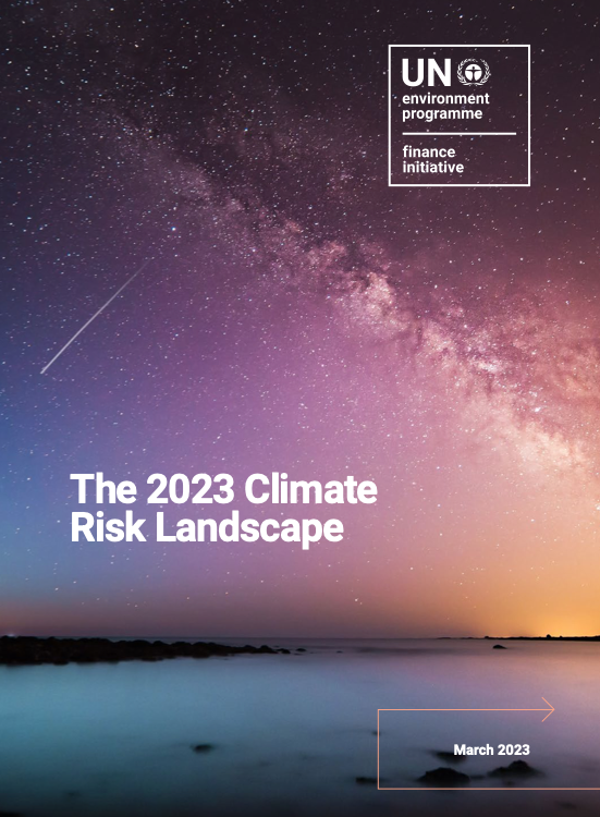 The @UNEP Finance Initiative report '2023 Climate Risk Landscape' has landed! Excited to read the latest on #climateriskmanagement tools and how organisations can consider #climate in #strategy and operations. Access here unepfi.org/themes/climate… #climatechange @WaspClimate
