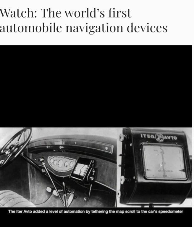 Before there was GPS... More than seventy years ago, before the first