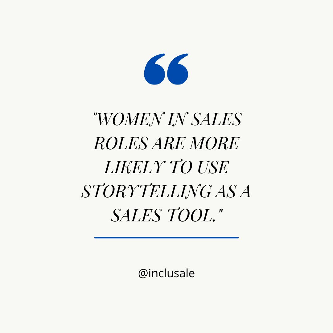 inclusale's tweet image. Storytelling is a great way to connect with someone and quick make a complex subject simple to understand. Try integrating elements of storytelling into your pitch. 

#SalesStrategy #Inclusale